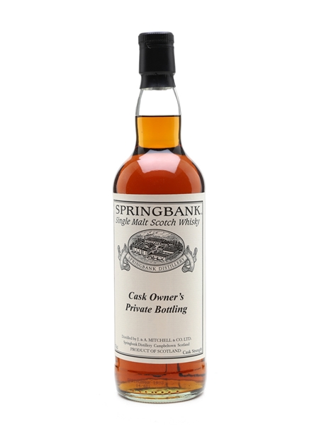 Springbank 1993 Cask #444 Cask Owner's Private Bottling 70cl