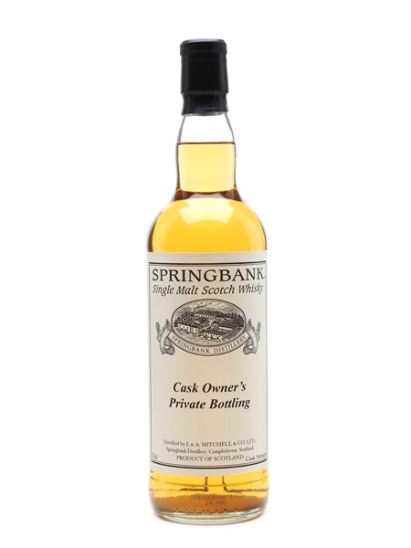 Springbank 1993 Cask #546 Cask Owner's Private Bottling 70cl / 49.7%