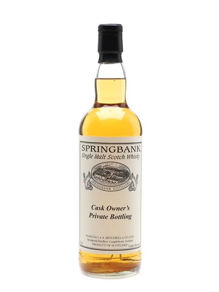 Springbank 1993 Cask #546 Cask Owner's Private Bottling 70cl / 49.7%