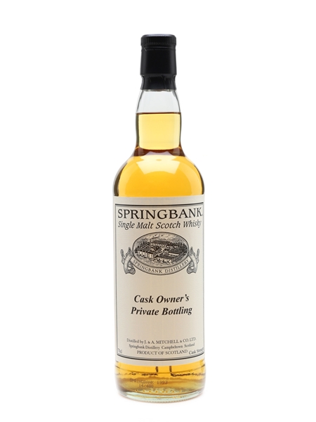 Springbank 1993 Cask #546 Cask Owner's Private Bottling 70cl / 49.7%