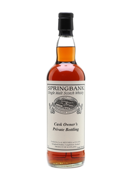 Springbank 1995 Cask #545 Cask Owner's Private Bottling 70cl