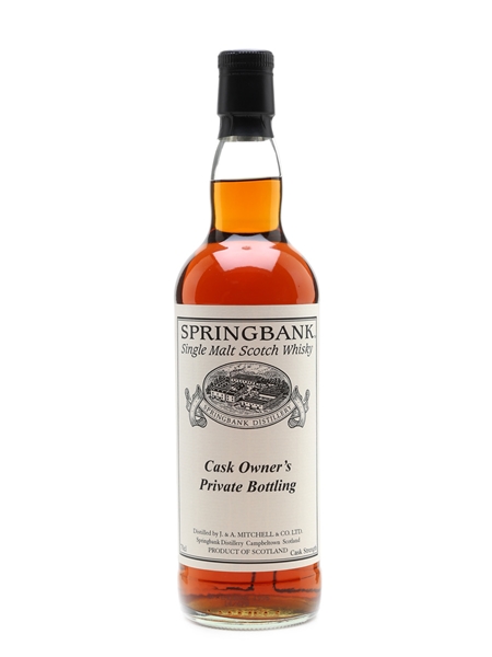 Springbank 1995 Cask #545 Cask Owner's Private Bottling 70cl