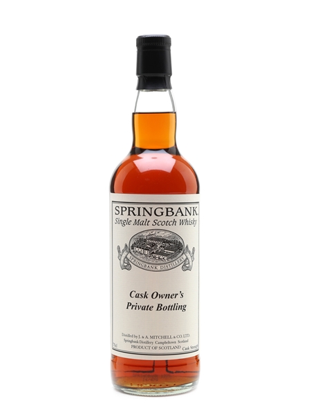 Springbank 1995 Cask #545 Cask Owner's Private Bottling 70cl