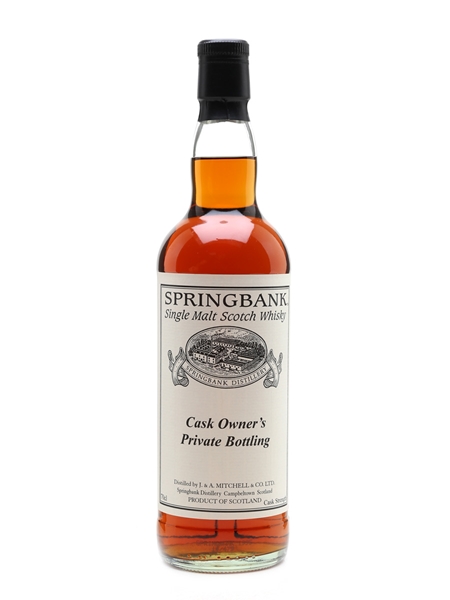 Springbank 1995 Cask #545 Cask Owner's Private Bottling 70cl