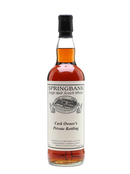 Springbank 1995 Cask #545 Cask Owner's Private Bottling 70cl