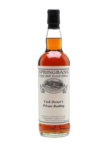 Springbank 1995 Cask #545 Cask Owner's Private Bottling 70cl