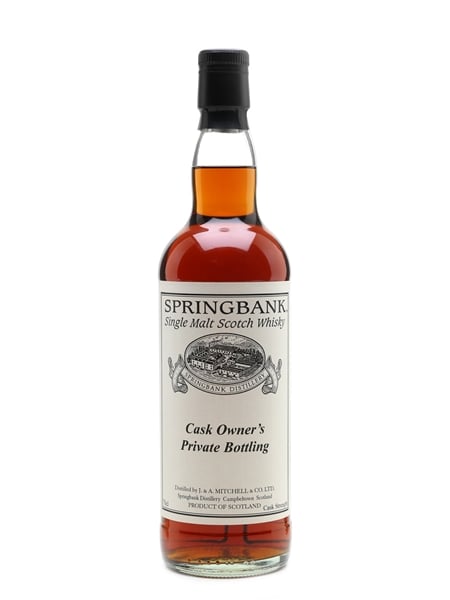 Springbank 1995 Cask #545 Cask Owner's Private Bottling 70cl