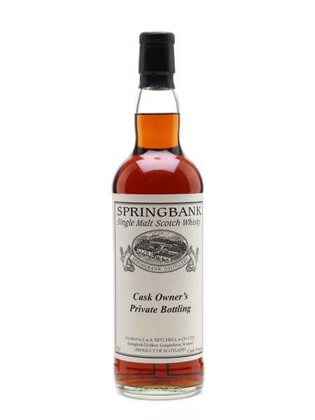 Springbank 1995 Cask #545 Cask Owner's Private Bottling 70cl