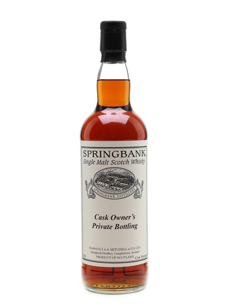 Springbank 1995 Cask #545 Cask Owner's Private Bottling 70cl