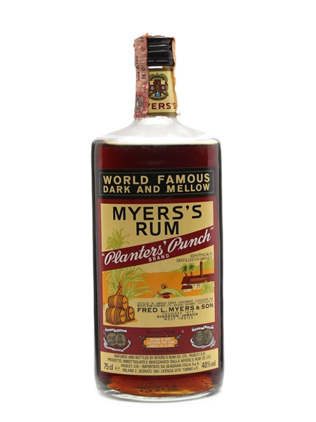 Myers's Original Dark Rum Bottled 1980s - Seagram 75cl / 40%