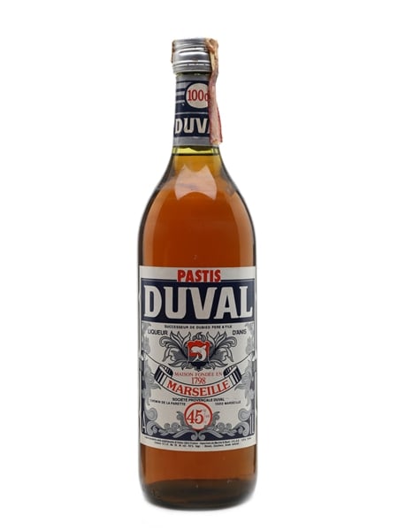 Duval Pastis Bottled 1980s - Martini & Rossi 100cl / 45%