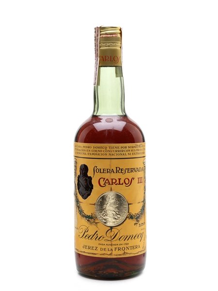 Carlos III Solera Reservada Brandy Bottled 1980s - Pedro Domecq 75cl / 39.5%