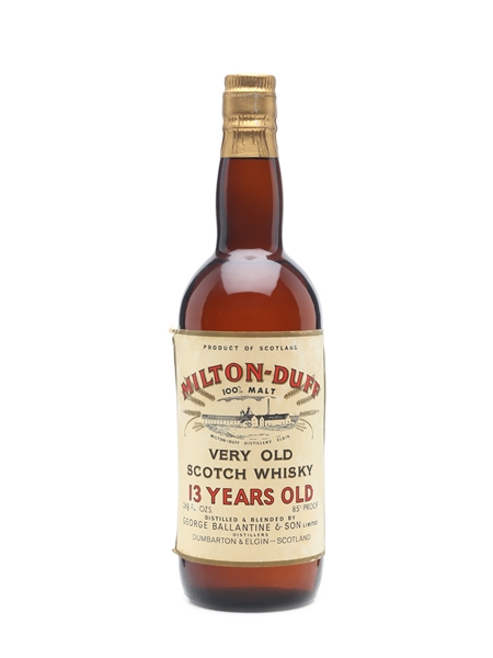 Miltonduff 13 Years Old Bottled 1960s 75cl