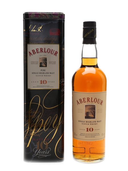 Aberlour 10 Year Old Tin Presentation Box 70cl / 40%