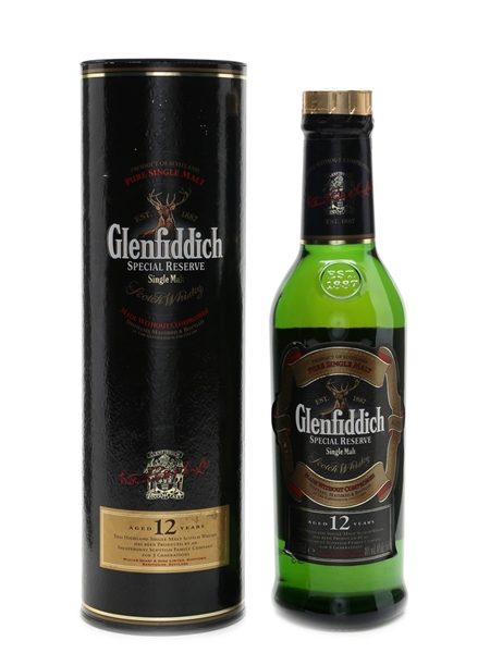 Glenfiddich 12 Year Old Special Reserve Old Presentation 20cl / 40%