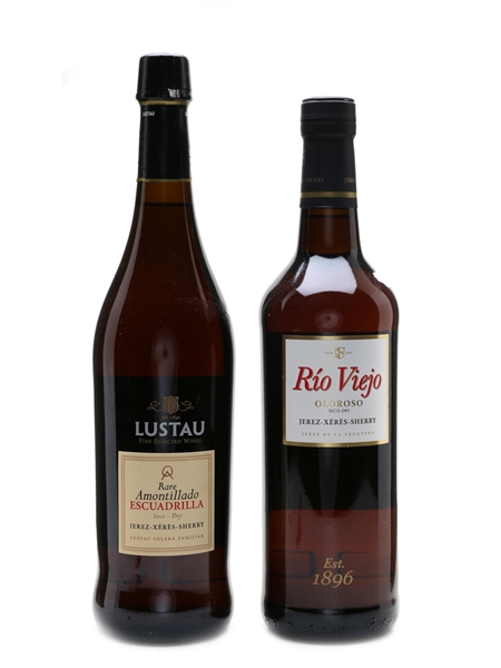 Lustau Amontillado & Rio Viejo Oloroso  2 x 75cl