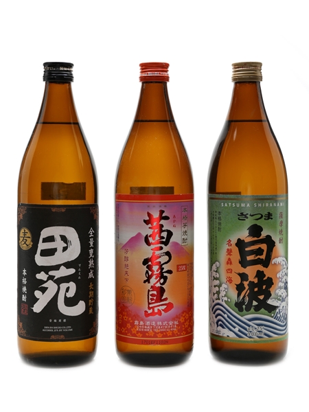 Assorted Japanese Shochu  3 x 90cl