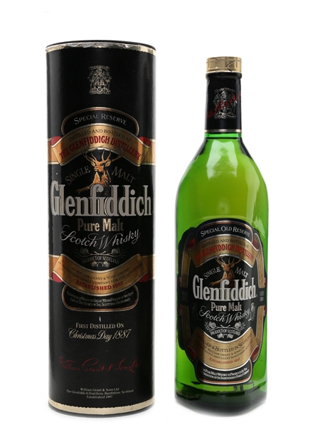 Glenfiddich Pure Malt Bottled 1980s 100cl / 43%