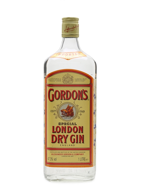 Gordon's Dry Gin 1957年輸入品 ☆未開封☆Gordon's Dry Gin 1957年 旧ボトル - メルカリ