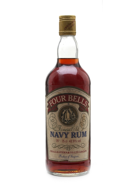 Four Bells Navy Rum Bottled 1970s-1980s - Challis Stern & Co. 75cl / 42.9%