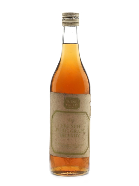 Wine Society French Pure Grape Brandy Bottled 1970s 68cl / 40%