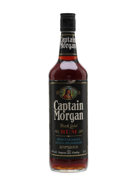 Captain Morgan Black Label Bottled 1980s - Seagram 75cl / 40%