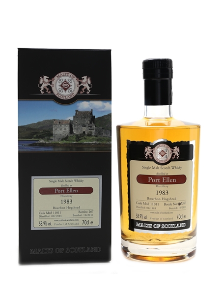 Port Ellen 1983 Single Cask Bottled 2011 - Malts Of Scotland 70cl / 58.9%