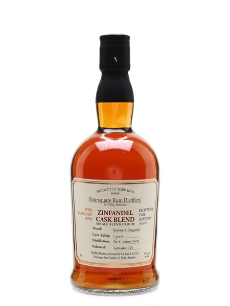 Foursquare Zinfandel Cask Blend Bottled 2015 70cl / 43%