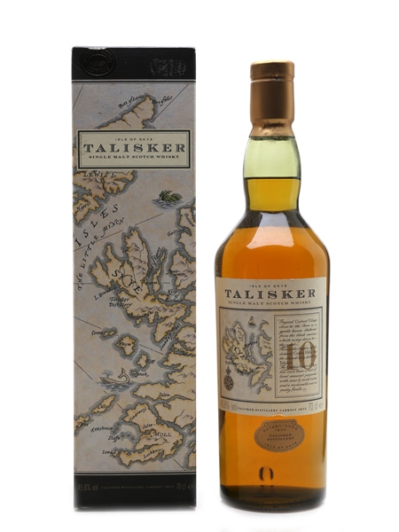 Talisker 10 Year Old Map Label 70cl / 45.8%