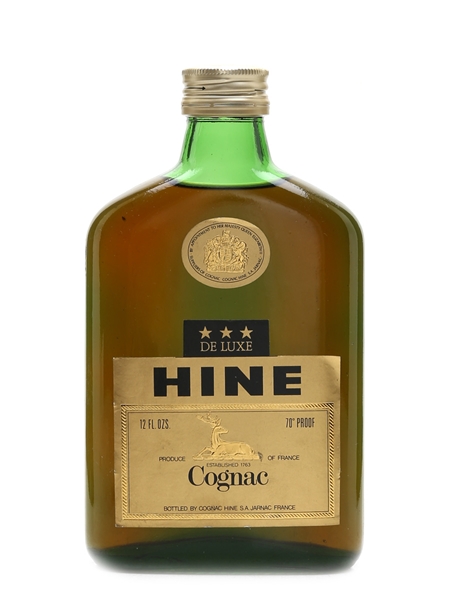 Hine 3 Star De Luxe Bottled 1970s 34cl / 40%