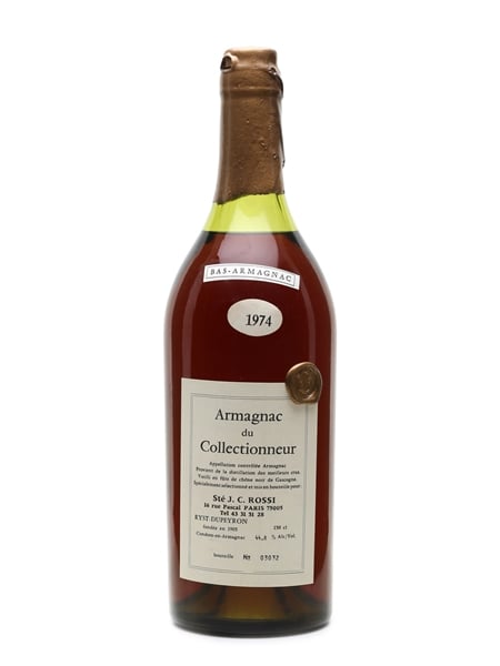 Dupeyron 1974 Armagnac Magnum - Bottled for J C Rossi, Paris 150cl / 44.8%