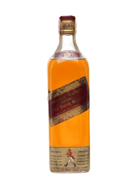 Johnnie Walker Red Label Bottled 1960s - Wax & Vitale 75cl / 43%