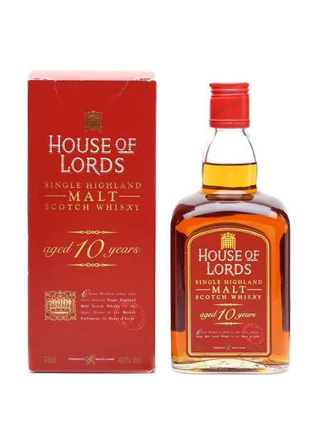 House of Lords 10 Years Old Single Malt 70cl