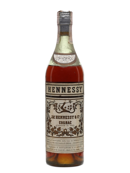 Hennessy 3 Star Bottled 1960s - Soffiantino 73cl / 42%