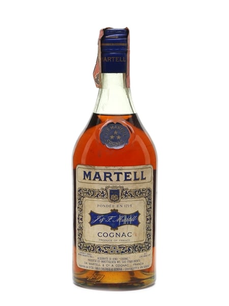 Martell 3 Star Bottled 1960s-1970s - Carlo Salengo 73cl / 40%