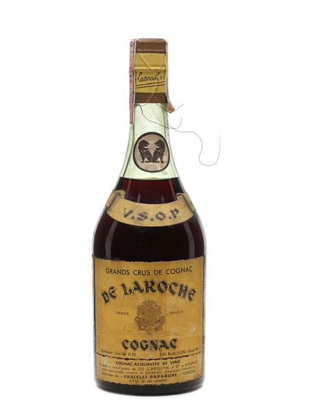 De Laroche VSOP Cognac Bottled 1960s - Fratelli Paparone 73cl / 40%