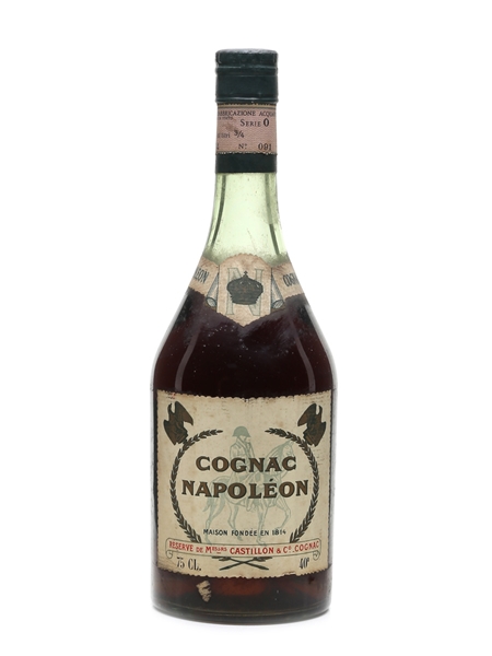 Castillon Napoleon Cognac Bottled 1960s 75cl / 40%