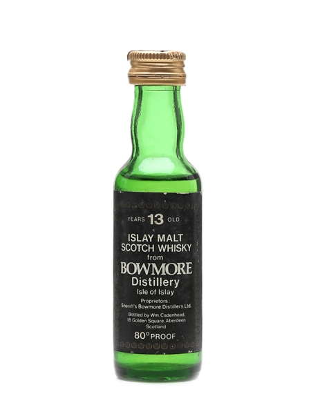 Bowmore 13 Year Old Bottled 1970s - Cadenhead's 5cl / 46%