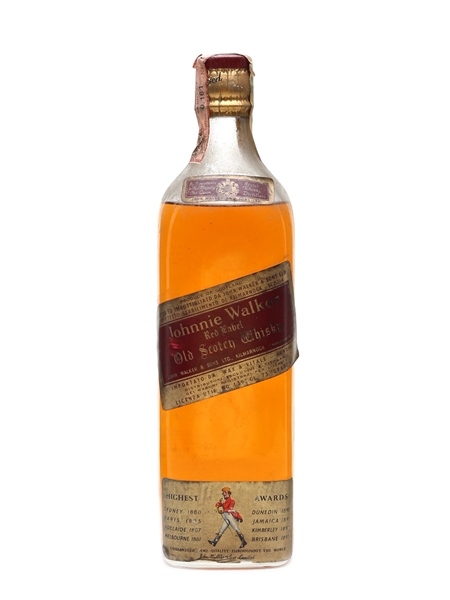 Johnnie Walker Red Label Bottled 1960s - Wax & Vitale 75cl / 43%