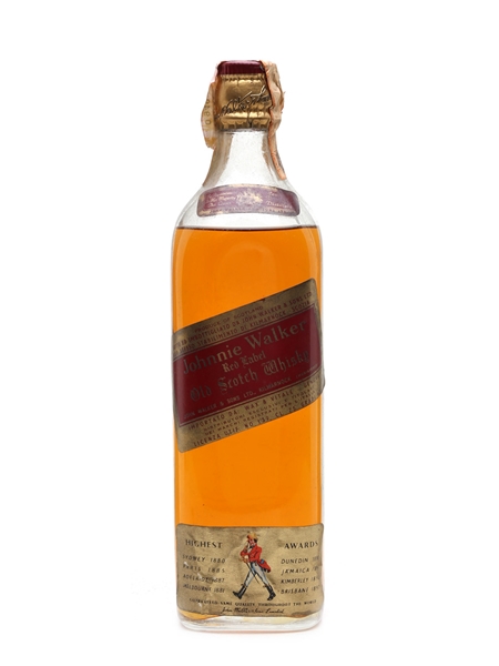 Johnnie Walker Red Label Bottled 1960s - Wax & Vitale 75cl / 43%