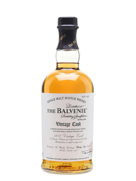 Balvenie 1973 Vintage Cask - 1 of 1 Donated By William Grant & Sons 70cl / 49.7%