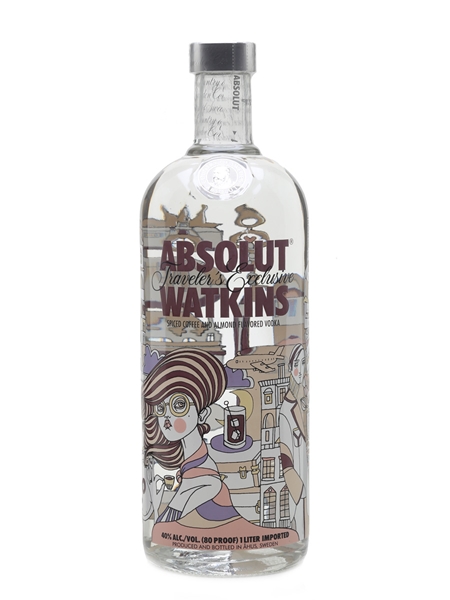 Absolut Watkins Traveler's Exclusive Spiced Coffee & Almond 100cl / 40%