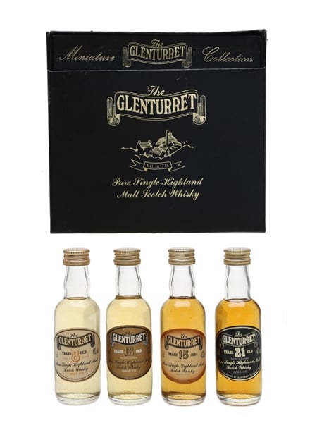 Glenturret Miniature Collection 8, 12, 15 & 21 Year Old 4 x 5cl / 43%