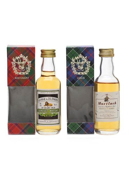 Glenlivet & Mortlach 15 Year Old Gordon & MacPhail 2 x 5cl / 40%