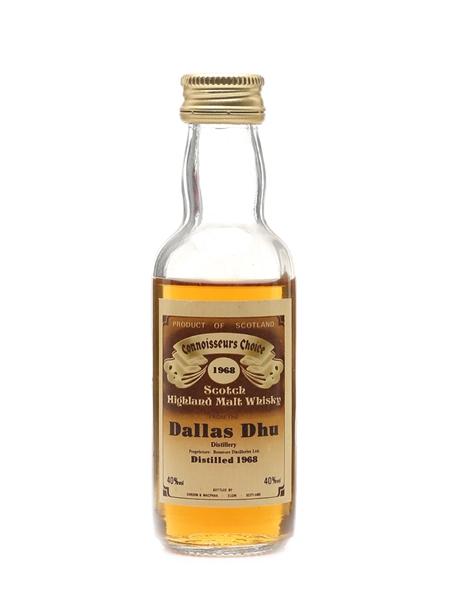 Dallas Dhu 1968 Bottled 1980s - Gordon & MacPhail 5cl / 40%