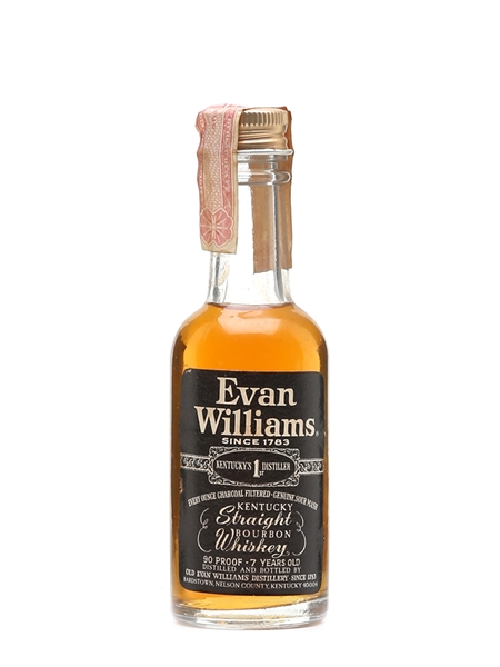 Evan Williams 7 Year Old Bottled 1970s 4.7cl / 45%