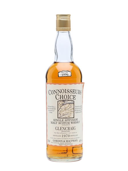 Glencraig 1970 Connoisseurs Choice Bottled 1996 - Gordon & MacPhail 70cl