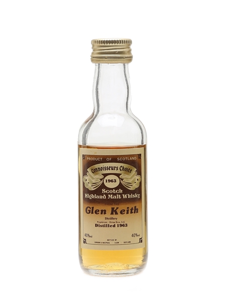 Glen Keith 1963 Bottled 1980s - Connoisseurs Choice 5cl / 40%