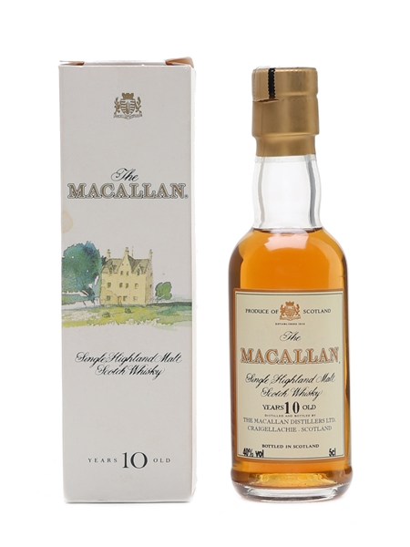 Macallan 10 Year Old Bottled 1980s 5cl / 40%