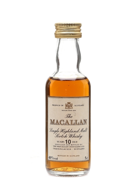 Macallan 10 Year Old Bottled 1990s 5cl / 40%